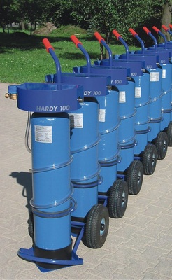 Bild 3 Die mobile Heizungswasser-Füllanlage HARDY 100 füllt Heizungsanlagen mit Unterhaltskosten von ca. 1 Euro/m³.