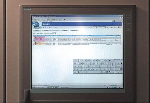 Bild 4 Touch-Screen zur Bedienung der Gebäudeautomation.
