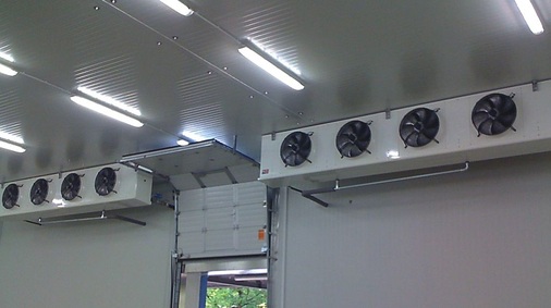 Bild 4 Da in R723 Ammoniak ­enthalten ist, sollte es nicht direkt in der Lebensmittelkühlung eingesetzt werden. Ein Kaltsolesystem fungiert deshalb als Kälteüberträger.