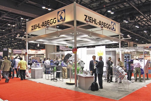 Bild 7 Verschärfte Energiegesetze mehrerer US-Bundesstaaten begünstigen Hocheffizienz-Produkte, wie die EC-Ventilatoren mit „Owl-Wings“ von Ziehl-Abegg.