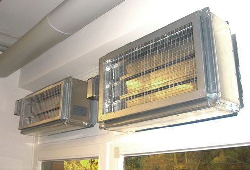 Bild 4 Von der Löschsteuerzentrale werden auch zwei Druckentlastungsklappen automatisch angesteuert.