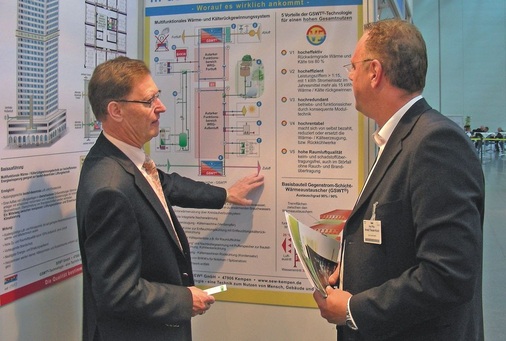 Nach Ansicht von Heinz Schilling (links), Geschäftsführer der SEW-Systemtechnik GmbH, Kempen, hat die TGA-Branche die Nachhaltigkeitszertifizierung bisher unterschätzt. Sein Fazit: Das DGNB-Zertifikat wird sich mittelfristig zu einem neuen de-facto-Standard entwickeln.