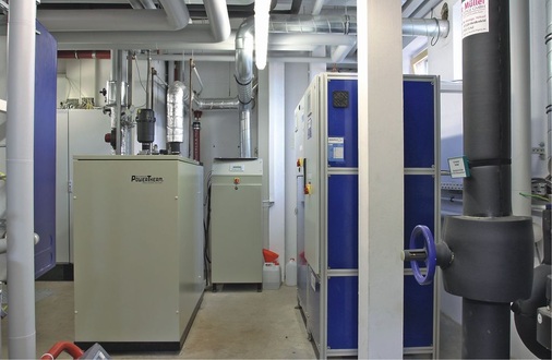 4 Eine sorgfältige Bedarfsermittlung für die Auslegung des Kraft-Wärme-Kälte-Kopplungssystems sowie strategisch dimensionierte Pufferspeicher führen zu BHKW-Laufzeiten von rund 5000 h/a.