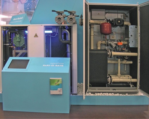 Abb. 2 Walter Meier hat einen R290-WärmepumpenFlüssigkeitskühler in sein Vertriebs­programm aufgenommen.