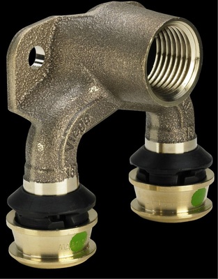 Druckverlustoptimierte Raxofix-Wandscheibe.