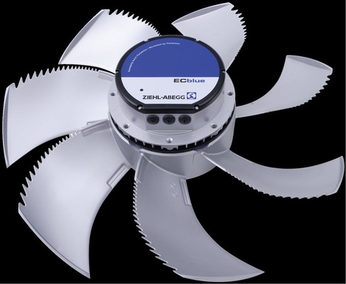 Abb. 5 Geräusch- und energieoptimierter AxialVentilator für Luft/Wasser-Wärmepumpen. - © Ziehl-Abegg
