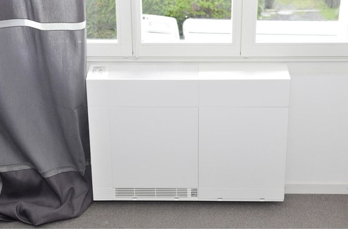 Abb. 2 Einbausituation: Die Raumklimageräte von AirOn werden anstelle normaler Heizkörper installiert.