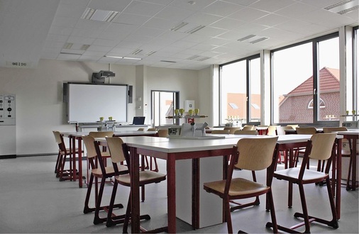 Abb. 2 Physikraum in der Gemeinschaftsschule.