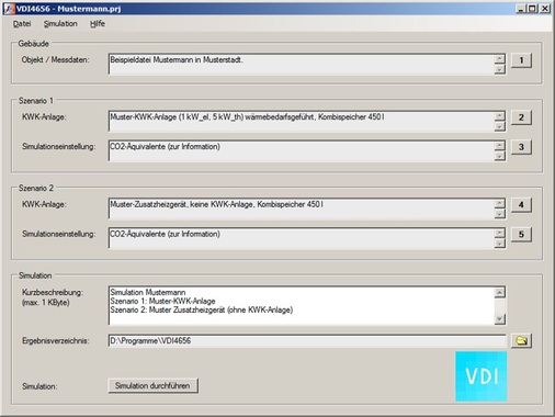 Abb. 5 Zur VDI-Richtlinie 4656 [2] gehört eine Auslegungs-, Konfigurations- und Optimierungs­software für Mikro-KWK-Anlagen.
