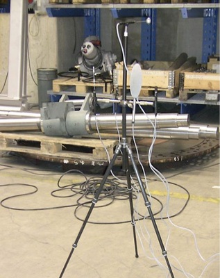 Abb. 2 Raumklimamessgerät zur Bestimmung der Raumklimaparameter.