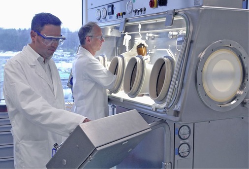 Abb. 6 Der höhere ­Luftwechsel in den Boehringer Laboren muss über eine ­Präsenztaste ange­fordert werden.