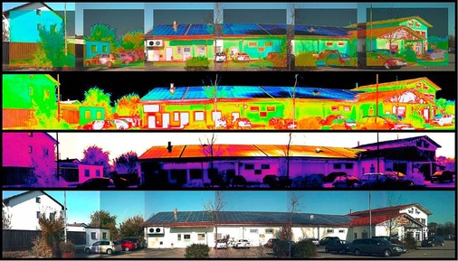 Abb. 2 Die PV-Thermografie hilft bei der Produktivitäts- und Qualitätssicherung von Photovoltaik-Anlagen.