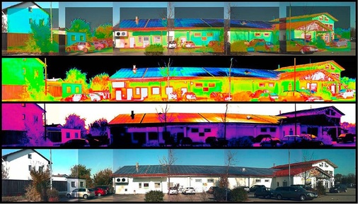 Abb. 2 Die PV-Thermografie hilft bei der Produktivitäts- und Qualitätssicherung von Photovoltaik-Anlagen. - © ebs Automatisierte Thermographie und Systemtechnik
