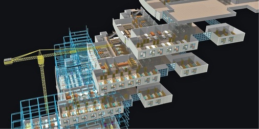 Abb. 7 Aufbau und Pflege eines BIM-Datenmodells sind jedoch zunächst erheblich aufwendiger, als bei der zeichnungsorientierten Arbeitsweise.