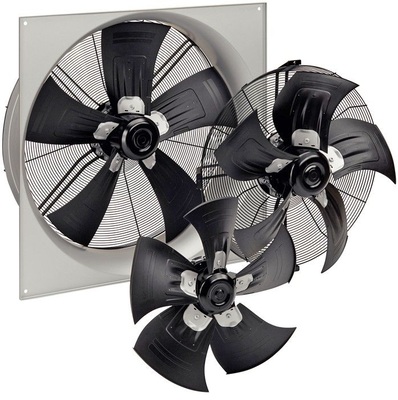 Abb. 4 Energieeffiziente Ventilatoren, deren Motoren ohne Seltenerdmetall-Magnete auskommen.