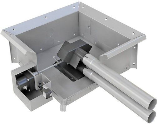 Abb. 7 Entnahmesonde, die durch den „Quirl“ bedient wird, zur Kombination mit Stahlblech- und Gewebetanks.