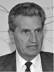 » Die Entwicklung von Stromspeichern muss ­massiv voran­getrieben werden.« Günther Oettinger, Kommissar für Energie der Europäischen Union
