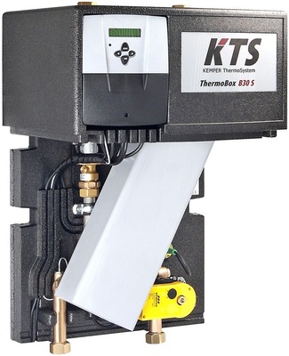 Abb. 2 Kaskadierbare KTS-ThermoBox S zur zentralen Trinkwassererwärmung nach dem Durchflussprinzip.