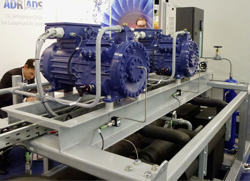Abb. 6 Thermea gilt als weltweit erster Anbieter von Großwärmepumpen im Hochtemperaturbereich, der mit dem Kältemittel CO2 arbeitet. Bosch und Dürr sind zu jeweils 27 % am Unternehmen beteiligt.
