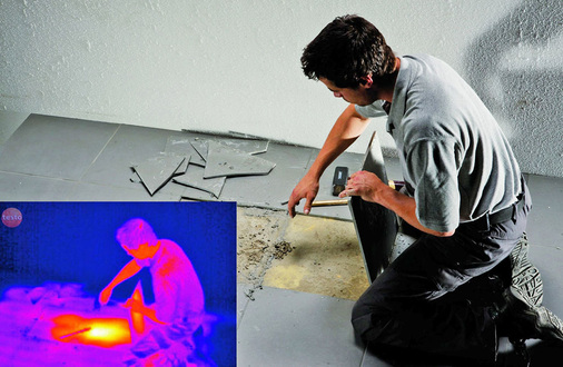 Abb. 9 Mit IR-Kameras lässt sich die Position von Leckagen ­eingrenzen.