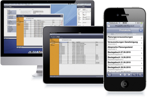 Abb. 9 In eine umfassende Softwarelösung eingebundene BautagebuchModule bieten den Vorteil einer durchgängigen Datennutzung.