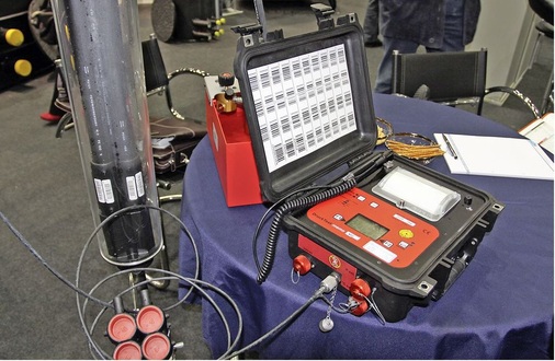 Abb. 5 Messsystem von HDG-EWS nach den Anforderungen der Leitlinien Qualitäts­sicherung Erdwärmesonden. Das Gerät kann zur Verpressung, Druckprüfung oder Funktionsprüfung ­eingesetzt werden.