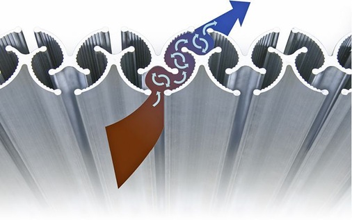 Abb. 3 Selbstreinigendes Cyclon-Abscheidelement.