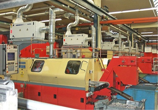 Abb. 5 Abscheider mit Sammel-Abluftkanal.