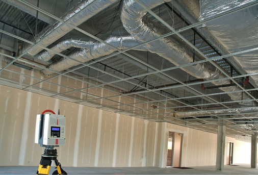 Abb. 7 Scanner-Systeme sind für die Erfassung komplexer haus­technischer Anlagen prädestiniert,…