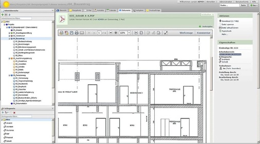 Abb. 2 Neben Dokumenten, Plänen, Projekt- oder Baustellenfotos… - © Vector Datensysteme
