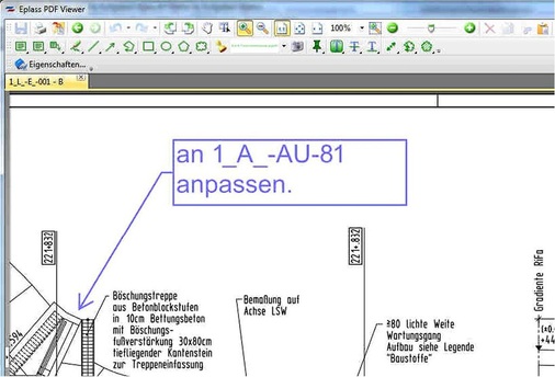 Abb. 5 Per Redlining-Funktion können Pläne mit Kommentaren, Korrekturen, ­Änderungswünschen und Prüfvermerken versehen werden.