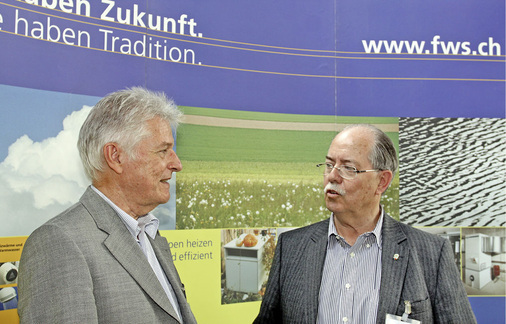 Abb. 4 Wolfgang Schmid; Peter Hubacher: „Die Elektro-Wärmepumpe kann nach den Lastbedürfnissen der Energieversorger und Netzbetreiber zu- und abgeschaltet werden.“