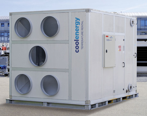Abb. 2 Lüfter Cool Air 350 mit 600 Pa Pressung.