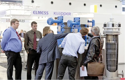 Kernkomponente der WTT-Expo sind Wärmeübertrager für den prozesstechnischen Einsatz, …