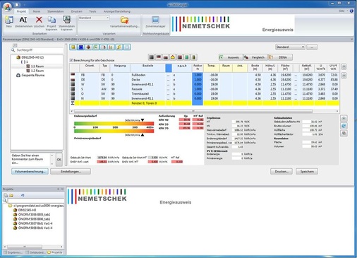 Abb. 6 In CAD-Pro­gramme integrierte Lösungen bieten ­neben der direkten Geometrieübernahme den Vorteil der parallelen energetischen ­Berechnung. - © ESS EDV-Software-Service
