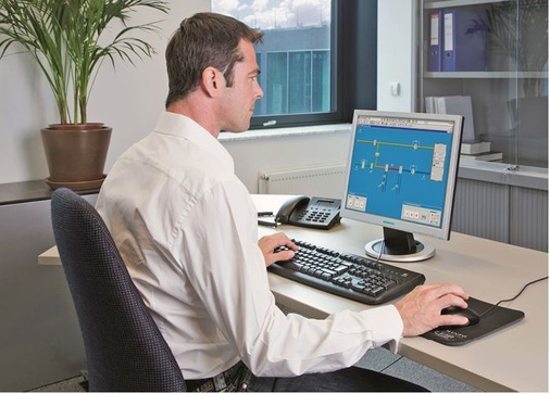 Abb. 4 Die 20100 BACnet-Punkte des neues Desigo-Systems wurden auf eine „Common Remote Service Plattform“ aufgeschaltet. Kunde und Servicetechniker haben so einen gesicherten Fernzugriff.