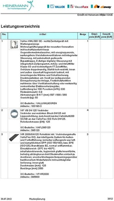 Abb. 9 Anhand von Stücklisten aus der Projekt­planung lassen sich Leistungsverzeichnisse, ­respektive Angebote generieren. - © Heinemann
