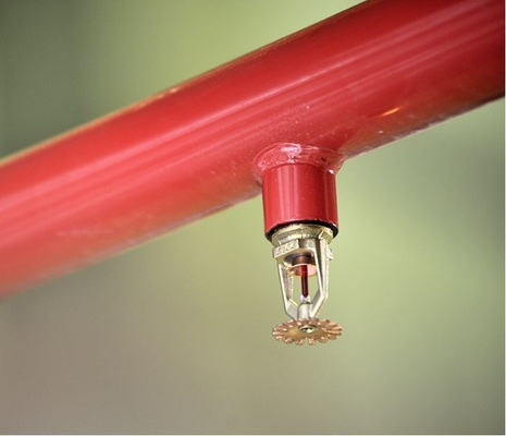 Abb. 3 Ab Temperaturen von 68 °C werden die Nasssprinkler automatisch ausgelöst und bieten einen schnelleren Löscheffekt als Trockensprinkleranlagen.