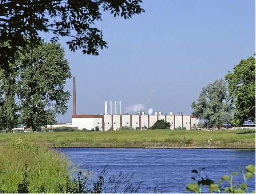 Abb. 2 Die Papierfabrik in Hoya ist eine der 350 Produktionsstätten von Smurfit Kappa weltweit. In einer neuen Kalthalle schützt CalanCool die Nasssprinkleranlage gegen Frostgefahren.