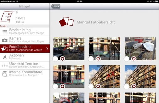 Abb. 10 Neben Foto­übersichten bieten ­einige Programme auch die Möglichkeit, Hinweispfeile und ­Bildkommentare ­einzutragen.