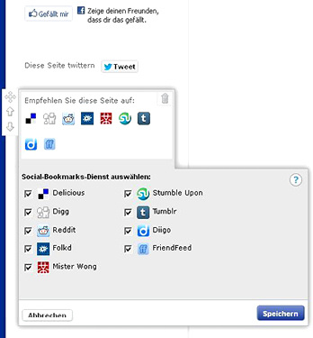 
8
 Zu den wich-tigen Zusatzfunktionen zählen die Einbindung von Google-Maps-Karten, Youtube-Videos oder Social-Media-Diensten. 
