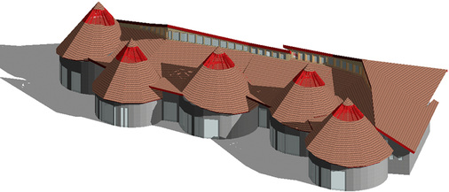 <p>
<span class="GVAbbildungszahl">3</span>
 Auch ausgefallene Dachformen können von PreCAD-Systemen berücksichtigt werden. 
</p> - © Bild: mh-software

