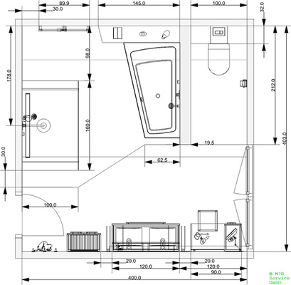 <p>
<span class="GVAbbildungszahl">6</span>
 … bis hin zur automatischen Erstellung von Planskizzen, Stücklisten oder Angeboten reicht die Leistungspalette von 3D-Badplanern. 
</p> - © Bild: M3B

