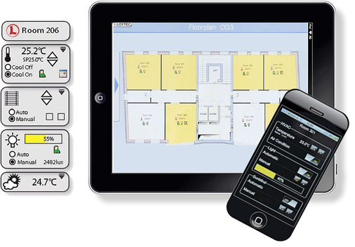 <p>
<span class="GVAbbildungszahl">3</span>
 So einfach, wie sich die Raumautomation mit L-ROC programmieren lässt, lässt sie sich auch bedienen. 
</p>

<p>
</p> - © Bild: Loytec

