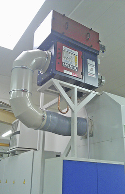 



2
 Die mit Öl- und Emulsionsnebel verschmutzte Luft wird direkt an der Entstehungsstelle erfasst und filtriert. 
