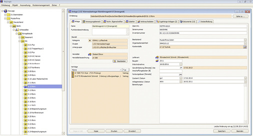 <p>
</p>

<p>
<span class="GVAbbildungszahl">5</span>
 Eine Kategorisierung der Daten (beispielsweise nach VDMA 24 186) erleichtert das spätere Wartungsmanagement, insbesondere bei der Zuordnung von Wartungstätigkeiten. 
</p> - © Bild: BFM Building + Facility Management

