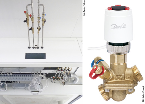 
4
 Bei dem Abgleich- und Regelventil AB-QM handelt es sich um ein 2-in-1-Ventil, das über einen Membranregler den automatischen Hydraulischen Abgleich und über einen zusätzlichen thermischen Stellantrieb TAW die Durchflussregelung übernimmt. 
