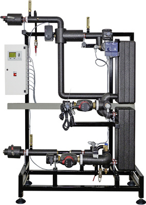 <p>
</p>

<p>
<span class="GVAbbildungszahl">2 </span>
Anschlussfertiges Trinkwarmwassersystem Yado Aqua PR, primärseitig mit Strahlpumpe. 
</p> - © Bild: Yados

