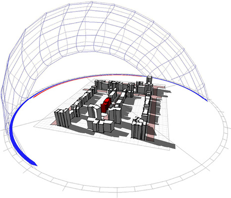 <p>
</p>

<p>
<span class="GVAbbildungszahl">2</span>
 Bereits am Massenmodell lassen sich standortspezifische Faktoren, wie Sonnenexposition und Verschattung überprüfen. 
</p> - © Bild: Autodesk

