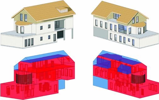 <p>
</p>

<p>
<span class="GVAbbildungszahl">4</span>
 Raum- und Gebäudehüllflächen bilden die Grundlage für energetische Berechnungen. 
</p> - © Bild: BuildDesk Österreich

